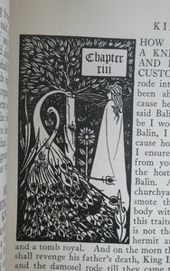 AUBREY BEARDSLEY: 1927 Rare Copy of the Morte d'Arthur. Lavishly Illustrated Volume (3rd Edition)