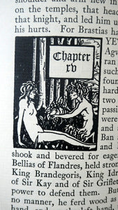 AUBREY BEARDSLEY: 1927 Rare Copy of the Morte d'Arthur. Lavishly Illustrated Volume (3rd Edition)