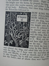 Load image into Gallery viewer, AUBREY BEARDSLEY: 1927 Rare Copy of the Morte d&#39;Arthur. Lavishly Illustrated Volume (3rd Edition)
