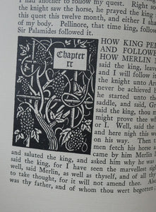 AUBREY BEARDSLEY: 1927 Rare Copy of the Morte d'Arthur. Lavishly Illustrated Volume (3rd Edition)