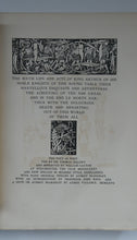 Load image into Gallery viewer, AUBREY BEARDSLEY: 1927 Rare Copy of the Morte d&#39;Arthur. Lavishly Illustrated Volume (3rd Edition)

