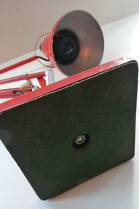 A 1950s Type 1227 RED Anglepoise Lamp by Herbert Terry & Sons, Redditch. ALL ORIGINAL