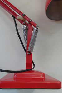 A 1950s Type 1227 RED Anglepoise Lamp by Herbert Terry & Sons, Redditch. ALL ORIGINAL