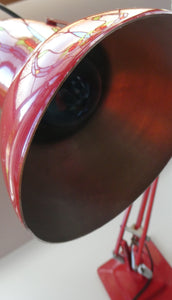 A 1950s Type 1227 RED Anglepoise Lamp by Herbert Terry & Sons, Redditch. ALL ORIGINAL