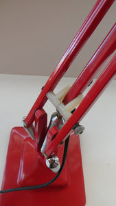 A 1950s Type 1227 RED Anglepoise Lamp by Herbert Terry & Sons, Redditch. ALL ORIGINAL