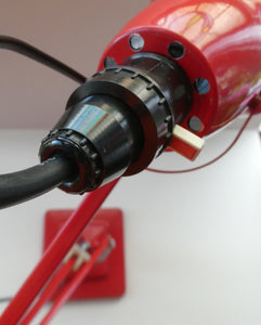 A 1950s Type 1227 RED Anglepoise Lamp by Herbert Terry & Sons, Redditch. ALL ORIGINAL