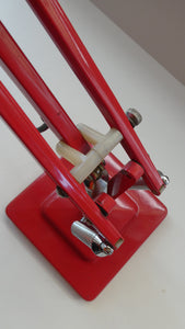 A 1950s Type 1227 RED Anglepoise Lamp by Herbert Terry & Sons, Redditch. ALL ORIGINAL