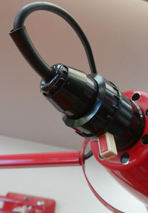 A 1950s Type 1227 RED Anglepoise Lamp by Herbert Terry & Sons, Redditch. ALL ORIGINAL