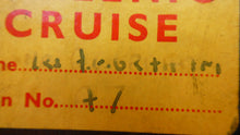 Load image into Gallery viewer, Vintage 1950s Thick Black Leather NORRIS LUGGAGE Small Travelling Case. With Original Old Cruise Labels
