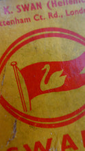 Load image into Gallery viewer, Vintage 1950s Thick Black Leather NORRIS LUGGAGE Small Travelling Case. With Original Old Cruise Labels
