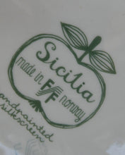 Load image into Gallery viewer, 1960s Norwegian PLATE by Figgjo Flint. Sicilia Design Featuring Girl with Grapes
