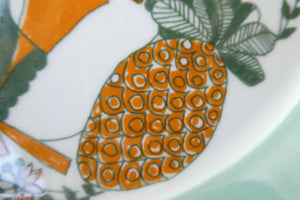 1960s Norwegian PLATE by Figgjo Flint. Sicilia Design Featuring Girl with Grapes