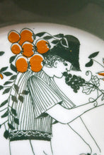 Load image into Gallery viewer, 1960s Norwegian PLATE by Figgjo Flint (Sicilia Design) by Turi Gramstad. A Boy with Grapes
