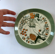 Load image into Gallery viewer, 1960s Norwegian PLATE by Figgjo Flint (Sicilia Design) by Turi Gramstad. A Boy with Grapes
