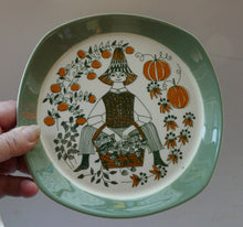Load image into Gallery viewer, 1960s Norwegian PLATE by Figgjo Flint (Sicilia Design) by Turi Gramstad. A Boy with Basket of Berries

