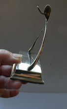 Load image into Gallery viewer, Rare Antique Edwardian SILVER Pocket Watch Stand. Wishbone Design. Hallmarked 1906
