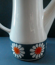 Load image into Gallery viewer, 1970s DAISY Turi Design Coffee Pot, Milk Jug and Sugar Bowl for Figgjo Flint, Norway
