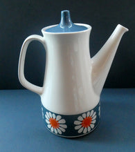 Load image into Gallery viewer, 1970s DAISY Turi Design Coffee Pot, Milk Jug and Sugar Bowl for Figgjo Flint, Norway
