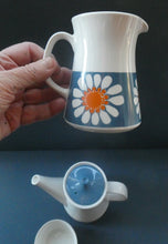 Load image into Gallery viewer, 1970s DAISY Turi Design Coffee Pot, Milk Jug and Sugar Bowl for Figgjo Flint, Norway
