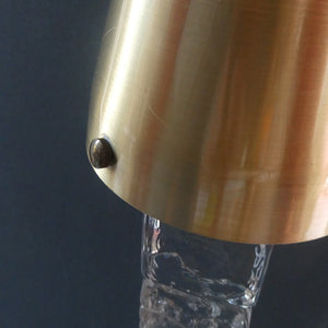 1960s Scandinavian Long Icicle Pendant Lamp. Atelje Engberg, Sweden