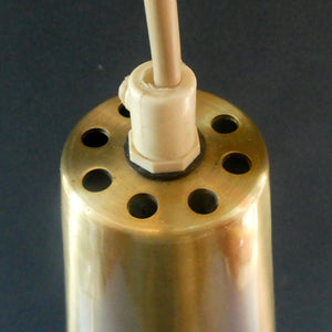 1960s Scandinavian Long Icicle Pendant Lamp. Atelje Engberg, Sweden