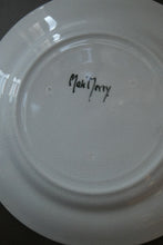 Load image into Gallery viewer, Set of Six Scottish Art Pottery Mak Merry Dessert Plate Prunus Design
