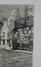 Load image into Gallery viewer, SCOTTISH ART: Rare 1970s ABERBEEN PUBS Etching: &quot;The Spa Bar&quot; or &quot;Well O’ Spa Bar&quot; by William J. Watson. Pencil Signed
