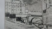 Load image into Gallery viewer, SCOTTISH ART: Rare 1970s ABERBEEN PUBS Etching: &quot;The Spa Bar&quot; or &quot;Well O’ Spa Bar&quot; by William J. Watson. Pencil Signed
