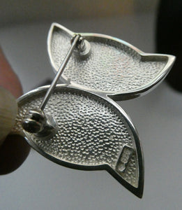 Unusual little STERLING SILVER Brooch in the Form of an Abstract Celtic Butterfly