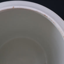 Load image into Gallery viewer, LARGE Early 20th Century Antique Grimwades White Hooped Household Jar or Canister. MEAL (in green letters)
