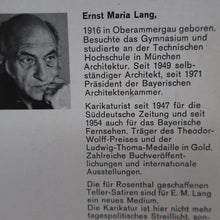 Load image into Gallery viewer, Limited Edition Porcelain Plate Walter Sheel for Rosenthal by Ernst Maria Lang
