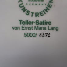 Load image into Gallery viewer, Limited Edition Porcelain Plate MARLENE DIETRICH for Rosenthal by Ernst Maria Lang
