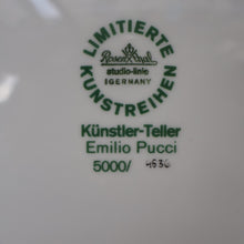 Load image into Gallery viewer, Limited Edition: 1970s Emilio Pucci Porcelain Plate for Rosenthal. Entitled "Our Cathedral". No. 11 BOXED

