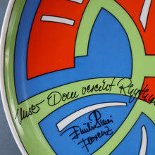 Load image into Gallery viewer, Limited Edition: 1970s Emilio Pucci Porcelain Plate for Rosenthal. Entitled "Our Cathedral". No. 11 BOXED
