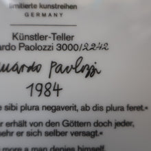 Load image into Gallery viewer, Rare Limited Edition: Eduardo Paolozzi for Rosenthal. Horatius, No. 20 (1984). Homage to George Orwell
