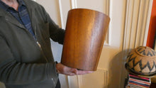 Load image into Gallery viewer, Vintage 1960s MALLOD Bentwood Teak Plywood Waste Paper Basket

