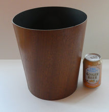 Load image into Gallery viewer, Vintage 1960s MALLOD Bentwood Teak Plywood Waste Paper Basket

