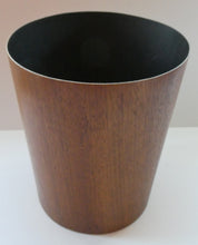 Load image into Gallery viewer, Vintage 1960s MALLOD Bentwood Teak Plywood Waste Paper Basket
