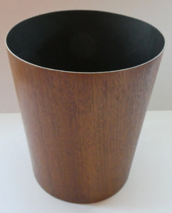 Vintage 1960s MALLOD Bentwood Teak Plywood Waste Paper Basket