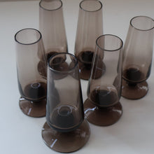 Load image into Gallery viewer, 1960s STROMA. Classic Scottish CAITHNESS GLASS Peat Coloured Liqueur or Shot Glasses
