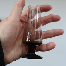 Load image into Gallery viewer, 1960s STROMA. Classic Scottish CAITHNESS GLASS Peat Coloured Liqueur or Shot Glasses
