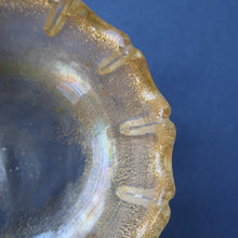 Load image into Gallery viewer, PAIR of Small 1950s Barovier &amp; Toso MURANO 'Cordonato d'Oro' gold leaf glass bowls
