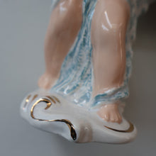 Load image into Gallery viewer, Antique WEDGWOOD &amp; Co., LTD Figurine. Two Children Carrying a Barrel. Unicorn Mark
