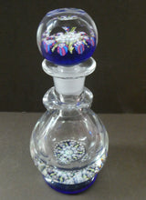 Load image into Gallery viewer, Vintage Perthshire Millefiori Inkwell or Perfume Bottle (PP83). 7 1/2 inches in height
