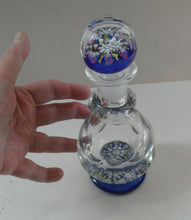 Load image into Gallery viewer, Vintage Perthshire Millefiori Inkwell or Perfume Bottle (PP83). 7 1/2 inches in height
