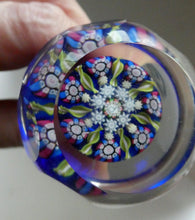 Load image into Gallery viewer, Vintage Perthshire Millefiori Inkwell or Perfume Bottle (PP83). 7 1/2 inches in height
