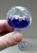 Load image into Gallery viewer, Vintage Perthshire Millefiori Inkwell or Perfume Bottle (PP83). 7 1/2 inches in height
