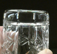 Load image into Gallery viewer, SET OF FOUR Vintage Waterford Crystal GRAINNE Chunky Whisky Tumbler. 4 3/8 inches in height
