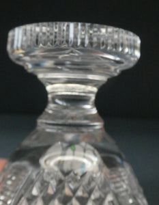 Rare SET OF SIX: Edinburgh Crystal Millennium Collection. Short Chunky Wine Goblets: 5 7/8 inches