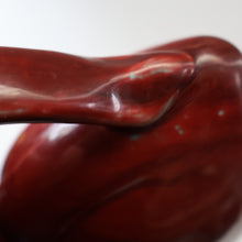 Load image into Gallery viewer, 1940s DANISH Bode Willumsen Jug with Sweeping Handle for Royal Copenhegen. Ox Blood Red Glaze. Model  2917
